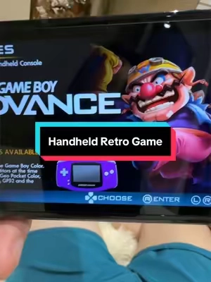 This Retro Handheld lets you relive classic gaming anytime, anywhere.  #retrogaming #games #videogames #gaming #handheld 