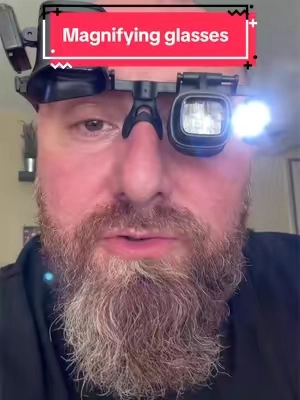 Replying to @CattlerussellK9 these magnifying by glasses are made for a specific purpose and they do it well.  #magnifyingglasses #magnifyingglass #magnifier #watchrepair #electronicsrepair 