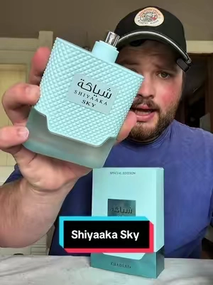 Testing the new Shiyaaka Sky #khadlaj #cologne #fragrance #fragrancetiktok #menscologne 