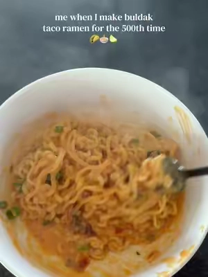 I fear it's become an addiction at this point @Buldak #buldak #buldakramen #buldaktaco #ramen 