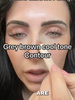 Why are so many cool tone contours still orange on fair skin??? Not this one #cooltonecontour #judydollcontour #contour #cooltonecontours 