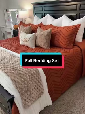 These big sizes are so hard to find!  @Litanika  #comforter #comforterset #bedding #superking #fallbedding 