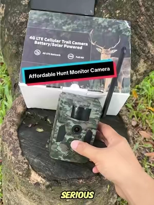 Never miss rare animal appearances again with this Wi-Fi-free solar 4G security camera, its ultra night vision lens captures tiny details even in complete darkness. #deerhunting#trailcam#gamecamera#tiktokshopsummersale#hunting lc 