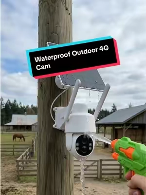 Zoom the lens to discover hidden wild plants and animals in bushes with this off-grid 4G solar outdoor security camera. #tiktokmademebuyit#securitycamera#trailcam#homesecurity#tiktokshopsummersale csq