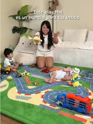 ¡Esta alfombra de juego ha sido la mejor compra tanto para mi hijo pequeño como para mi bebé! #summervibes #playmat #playmatforkids #babyplaymat #tiktokshopcreatorpicks 