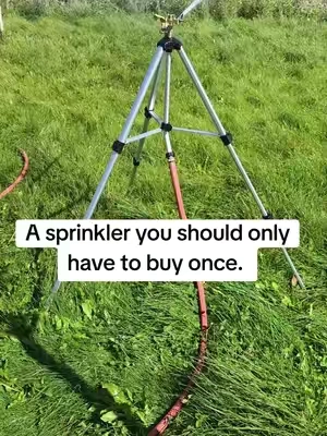 This is a great long range heavy duty impact sprinkler. #grass #lawn #homeowner #watering 0#tiktokshopsummersale 