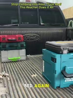 Reach deep into truck beds without climbing in. This telescoping grabber pole helps pull heavy cargo closer with a strong hook, adjustable length, and durable stainless steel build. Perfect for pickups, trailers, RVs, boats, and garages. #SummerVibes #DealsForYouDays #TruckHacks #PickupTruck #ToolHacks  
