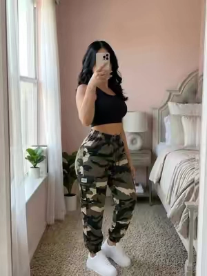 Women's Camouflage Sports Pant #OOTD #womensfashion #plussize 