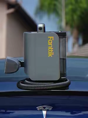 With its self-cleaning function and cordless design, this fabric cleaner will make your car look brand new!#fanttik #portable #tiktokshopsummersale #carpetcleaning #homeimprovement 
