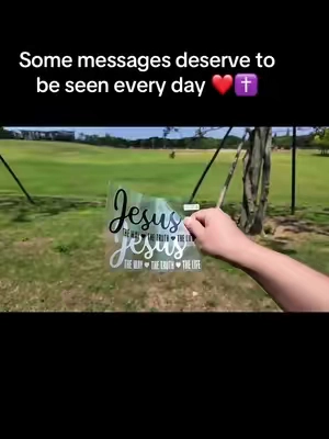 Some messages deserve to be seen every day ❤️✝️.Jesus The way The truth The life ❤️car stickers #tiktokshopsummersale #backtoschool #fyp #jesustheway #faith 