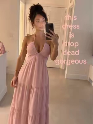 a literal dream 🎀 #summerdress #summerlooks #tiktokshopsummersale #outfitinspo #flowydress 