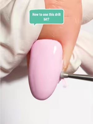 How to use this drill bit? Gently and effectively clean the cuticle without tearing the skin! 👉🏻Grab this bit in my shop! #melodysusie #drillbits #nailtools #nailtech #nail 