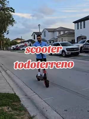 Respuesta a @malcon0400 #scooter #electric #todoterreno #offroad #foldable 