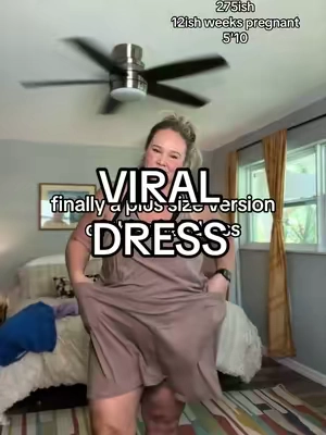 finally a plus size version of this viral dress #plussizefashion #plussize #tiktokshopsummersale #plussizetiktok #tiktokshopcreatorpicks 