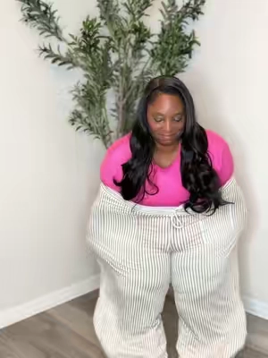 Plus Size Wide Leg Pant #plussize #fashion #wideleg #tiktokshop #foryou 