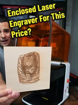 Most Affordable fully enclosed laser engraver on the market!  #laser #laserengraving #DIY #craft #tiktokshopsummersale 