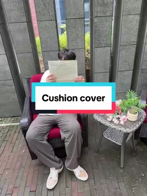 I’m very impressed with these cushion covers!!#cushion #cushioncover #soft #fyp #tiktokshopmademebuyit 
