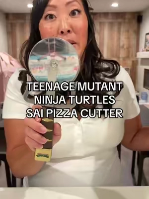 Yes I did need a Teenage Mutant Ninja Turtles sai shaped pizza cutter. #teenagutantninjaturtles #tmnt #pizzacutter #pizza 