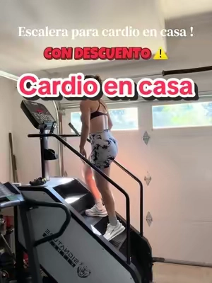 Stairmaster en casa para mi cardio 💃⚠️. . . . #fyp #tiktokshopcreatorpicks #tiktokshopsummersale #stairmastercardio #homegym 