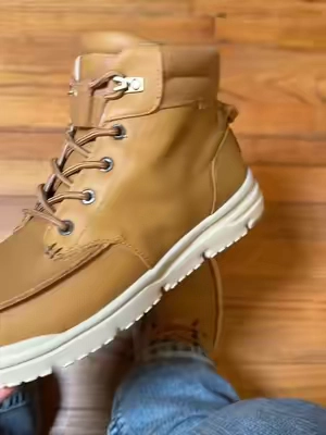 HEYDUDE Bradley II Leather - Men's Comfortable Lightweight Slip on Boots #tiktokshopcreatorpicks #HEYDUDEpartner #sliponboots #tiktokshopsummersale #boots @HeyDude 