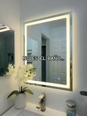 Sweetcrispy LED Bathroom Mirror ✨ Dale un cambio inmediato a tu baño con este espejo LED. Cuenta con tres temperaturas de luz, función antivaho, iluminación frontal y trasera, memoria de configuración y un diseño moderno que hace que cualquier baño se vea mucho más elegante. #TikTokShopCreatorPicks #TikTokShopSummerSale #BathroomDecor #LEDMirror #HomeDecor @Sweetcrispy S 
