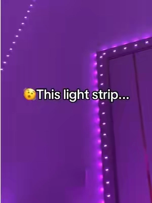 This light strip...🫨🫨🫨#tiktokshopsummersale #homemakeover #ledlights #Decorate #room 