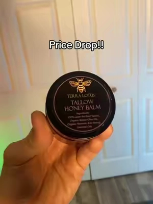 Price drop on the Tallow honey balm by Terra Lotus🙌