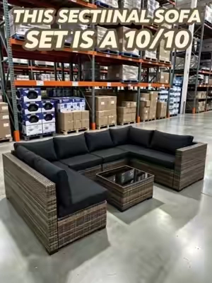 #outdoorfun #sectionalsofa #outdoorliving #Outdoors #tiktokshopping 