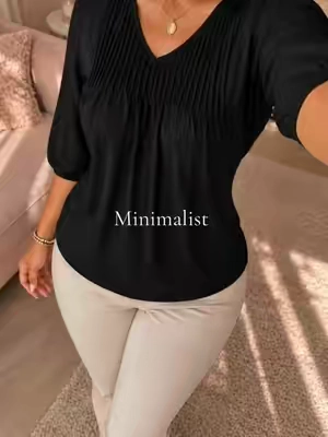 #tiktokshopsummersale #dealsforyoudays #womenstop #vneck #minimalist 