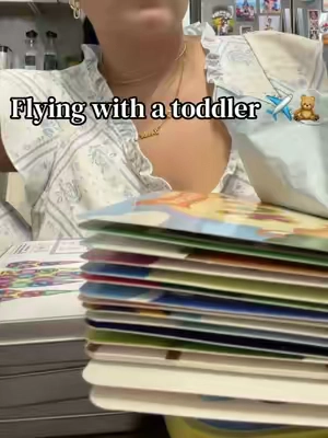 Flying with a toddler soon? ✈️ Save this! These are the travel essentials I'm bringing to keep her little hands busy and make the flight a little smoother. 💛 #travelingwithkids #toddlermom #travelessentials #toddleractivities #planeactivites 