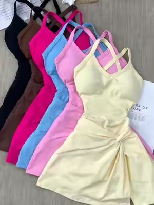 Bought for my daughter, she is on the high school tennis team. She loves the skirt and I love the price. Everyone on the team complimented her.🏸☕️✨#TennisSkirt #workout #spotlightfinds #Activewear #backless 