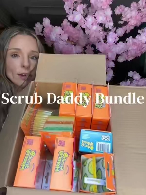 Scrub Daddy Bundle ✨ #scrubdaddy #cleaningbundle #scrubdaddy #tiktokshopsummersale #tiktokshopcreatorpicks @Scrub Daddy Mx 