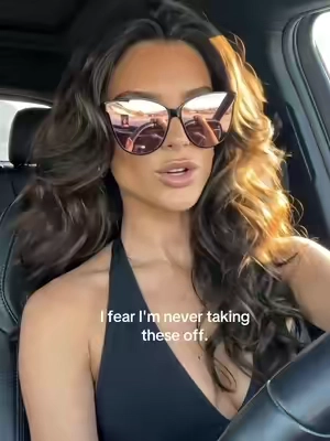 Yeah... I'm wearing these every day now.# #Sunglasses #viral #Sunglasses #tiktokshop #fyppppppppppppppppppppppp 