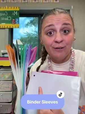 Teacher tip: Stop losing important papers. 📚✨ These expandable binder pockets keep meeting notes, IEP paperwork, student data, parent communication, and all those “just in case” papers organized in one place. They snap closed, hold over 200 pages, and make finding what you need so much easier. #creatorsearchinsights #backtoschool #teacherlife #TeacherTips #teacherorganization 