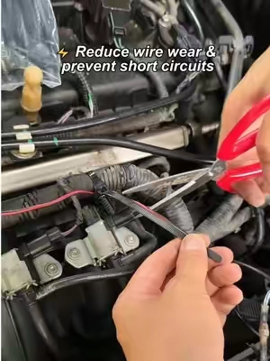 🚗🔧 Secure your engine bay wiring in seconds with these Push Mount Zip Ties—no more loose wires, no more costly damage, grab your 160-piece kit today! 💥 #CarTok #CarDIY #Mechanic #ZipTies #CarOwners