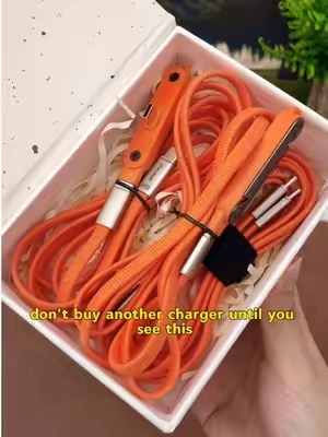 Cargaysostienetuteléfonosinmúltiplesacces oriosconesteincreíblecabledecarga. #iPhonecharger#fifaworldcup2026#phon estand#tiktokshop#TikTokShopDealsforY oUDays