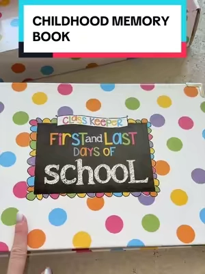 The most special way to store all of those memories in one place 😭🥹 @Denise Albright Studio #firstdayofschool #memorybook #keepsake #scrapbook #backtoschool 