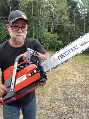 NEOTEC NH872 70cc Professional Gas Chainsaw, 5.3HP Heavy-Duty Chain Saw with 24/28 Inch Bar & Chain Options for Logging, Tree Felling, Wood Cutting & Farm Work, Compatible with 372XP Parts.    #chainsaw #firewood #tools #summerfinds #tiktokshopcreatorpicks @Neotec_us @Neotec @Neo-tec Garden 