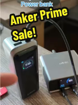 The Anker prime 220w portable power bank can fast charge multiple laptops and cell phones simultaneously. App connectivity and smart AI charging, this is the ultimate travel charger. Also check out the 250 W desktop charger, which is essential for creators.  #ankerprime250w #ankerpowerbank #portablecharger #ankercharger #travelcharger @ANKER