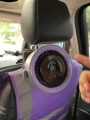 this fan goes wherever we do at summer🥵
 clips right to the car, and
 keep your kids feel cool❄️
 the power this thing HAS!🥶💨#fan#summervibes #cool #portable#Summer