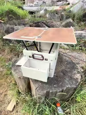 Outdoor camping, Companion that folds out to a table and food storage  #creatorsearchinsights #summerwins #TikTokShopSummerSale #camping #Outdoors 