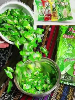 Dulces de frutas guayabas piña manzana #caramelos#dulces 