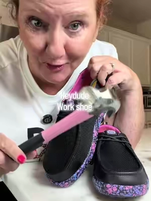 If you’re on your feet all day, these HEYDUDE Wendy Work shoes are worth checking out. Lightweight, comfortable, slip-resistant, and available in multiple styles—including wide widths. #HeyDudeWork  #workshoesforwomen   #tiktokshopcreatorpicks  #summerwins  #SummerVibes 