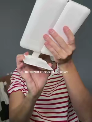 Must have travel mirror. it has lighting and magnification ! It is rechargeable, light weight and compact. Perfect for your carryon #travelmirror #ledmirror #travelmusthaves #travelhacks #giftforher 