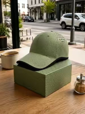 Men's Seamless One-Piece Molded hat #OOTD #baseballcap #fyp 