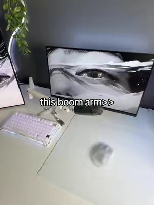 it’s so clean #boomarm #setup #mic #microphone #micstand 
