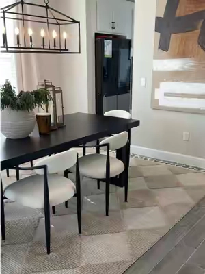 this rug is sooo perfect & easy to clean 🤌🏼 super soft and durable. One of my favorite rugs! Not too dark or light, just perfectly in-between 🙌🏼🤎 #arearug #rugsoftiktok #neutralrug #luxuryrugs @RugsUSA 