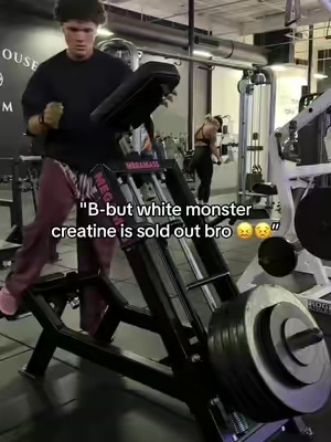 No way they restocked white monster creatine and put it on sale bro wtf 😭😭 #creatine #whitemonster #nutricost #restock #gym
