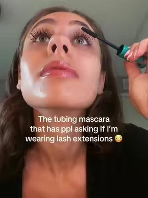 Ur sign to switch to a good tubing mascara bc 😳😳😳 #tubingmascara #thrivecausemetics #lashtok #lenghteningmascara #lashextensions 