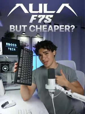 The cheapest version of the aula F75 - The Redragon K673 wireless gaming keyboard 